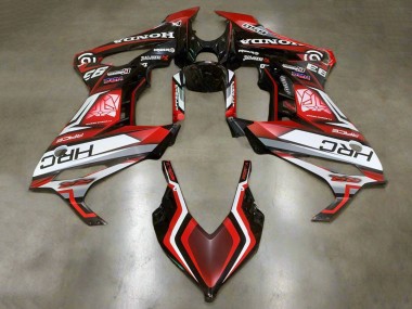 2019-2020 White Red Glossy Black HRC Honda CBR650R Motorcycle Fairings