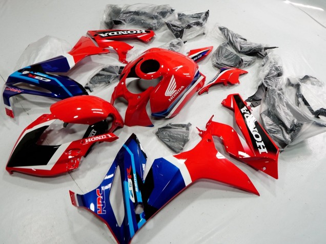 2019-2020 Red White Blue Glossy Black HRC Honda CBR650R Motorcycle Fairings
