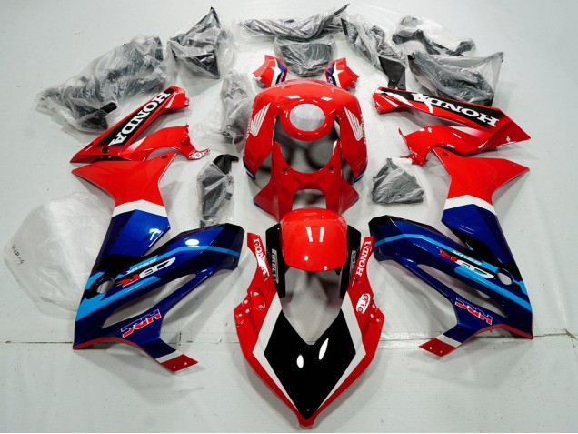 2019-2020 Red White Blue Glossy Black HRC Honda CBR650R Motorcycle Fairings