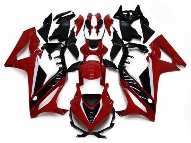 2019-2020 Red White Glossy Black Honda CBR650R Motorcycle Fairings
