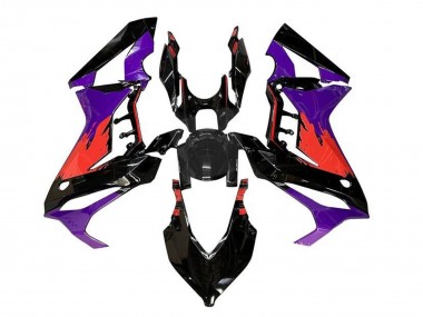2019-2020 Purple Red Glossy Black Honda CBR650R Motorcycle Fairings