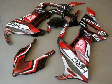 2021-2023 White Red Glossy Black HRC Honda CBR650R Motorcycle Fairings