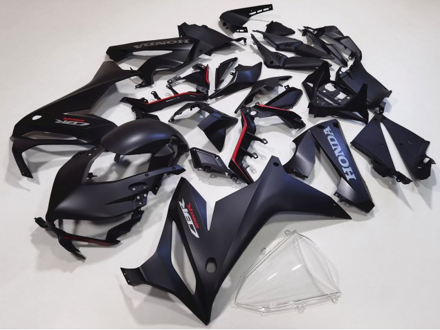 2021-2023 Matte Black Honda CBR650R Motorcycle Fairing Kits