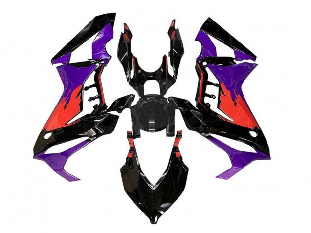 2021-2023 Purple Red Glossy Black Honda CBR650R Motorcycle Fairings