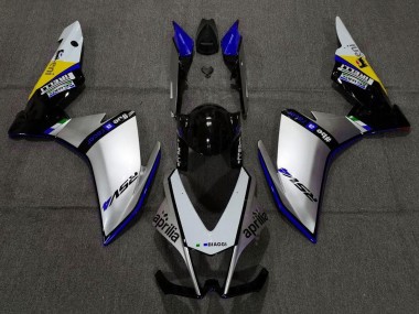 2009-2015 Aprilia RSV4 1000 Motorcycle Fairings - Silver Black Blue Yellow