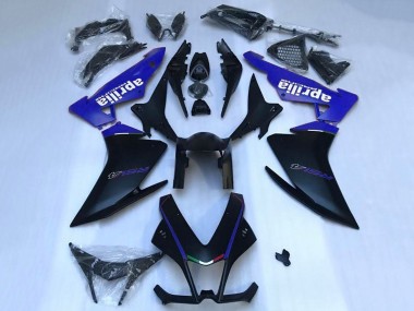 2009-2015 Aprilia RSV4 1000 Motorcycle Fairings - Matte Black Blue