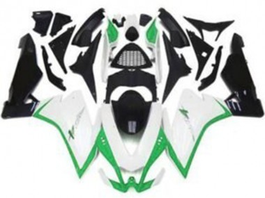 2009-2015 Aprilia RSV4 1000 Motorcycle Fairings - White Green Black