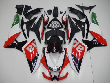 2009-2015 Aprilia RSV4 1000 Motorcycle Fairings - Red White Black Green Grey