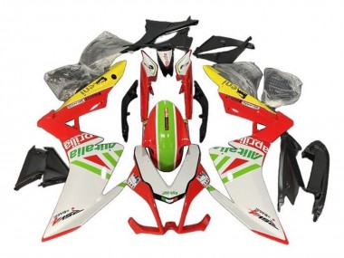 2009-2015 Aprilia RSV4 1000 Motorcycle Fairings - White Red Green Yellow
