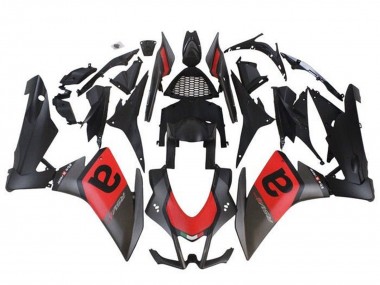 2009-2015 Aprilia RSV4 1000 Motorcycle Fairings - Matte Black Red