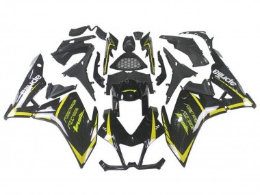 2009-2015 Aprilia RSV4 1000 Motorcycle Fairings - Black Yellow