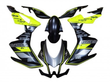 2016-2020 Matte Black Grey Yellow Aprilia RSV4 1000 Motorcycle Fairings
