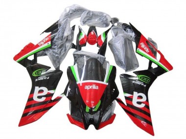 2016-2020 Red Black Green Stripe Aprilia RSV4 1000 Motorcycle Fairings