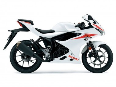 2017-2025 Suzuki GSXR125 Motorcycle Fairings - White Red
