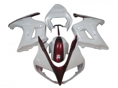 2003-2013 Suzuki SV650 Motorcycle Fairings - White Candy Red