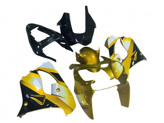 2002-2003 Kawasaki ZX9R Motorcycle Fairings - Yellow White Black
