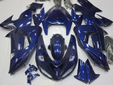 2006-2007 Kawasaki ZX10R Motorcycle Fairing - Dark Blue