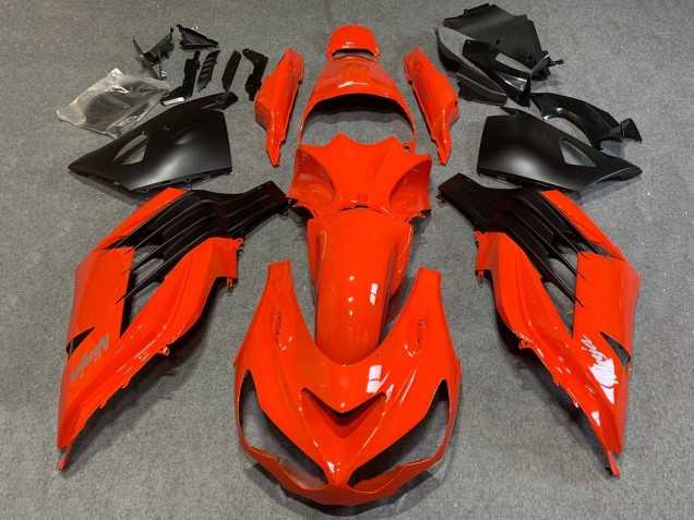 2012-2024 Red Matte Black Kawasaki ZX14R ZZR1400 Motorcycle Fairings