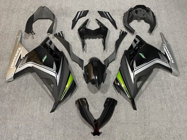 2013-2024 Kawasaki EX300 Motorcycle Fairings - Glossy Black Matte Black Silver Green