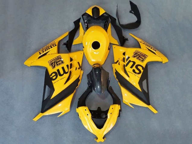 2013-2024 Kawasaki EX300 Motorcycle Fairings - Yellow Black Supreme