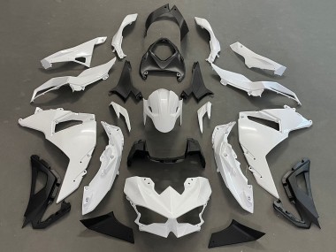 2024-2025 Kawasaki Ninja 500 EX500R Motorcycle Fairings - White Black