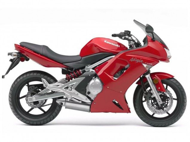 2006-2008 Kawasaki Ninja 650 EX650 Motorcycle Fairings - Red