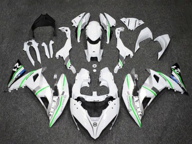 2017-2019 Kawasaki Ninja 650 EX650 Motorcycle Fairings - White Silver Green Blue