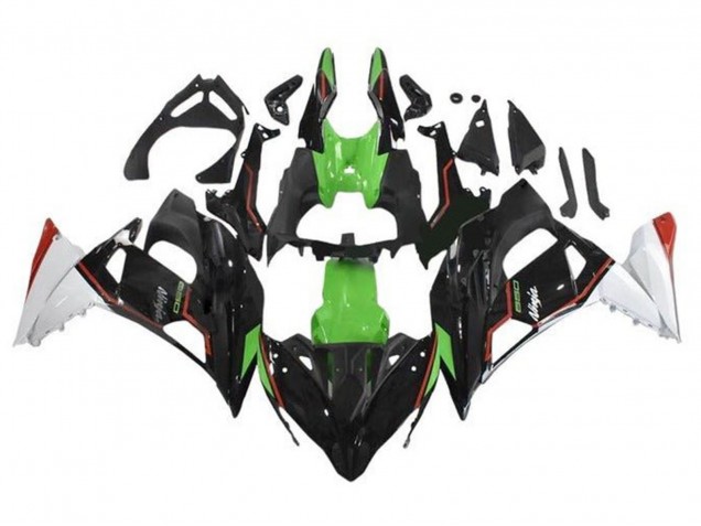 2017-2019 Kawasaki Ninja 650 EX650 Motorcycle Fairings - Green Black White Red