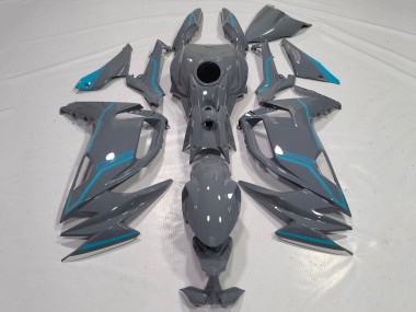 2020-2025 Grey Blue Kawasaki Ninja 650 EX650 Motorcycle Fairings