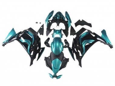 2020-2025 Teal Blue Black Kawasaki Ninja 650 EX650 Motorcycle Fairings