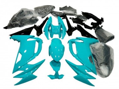 2020-2025 Light Blue Black Kawasaki Ninja 650 EX650 Motorcycle Fairings