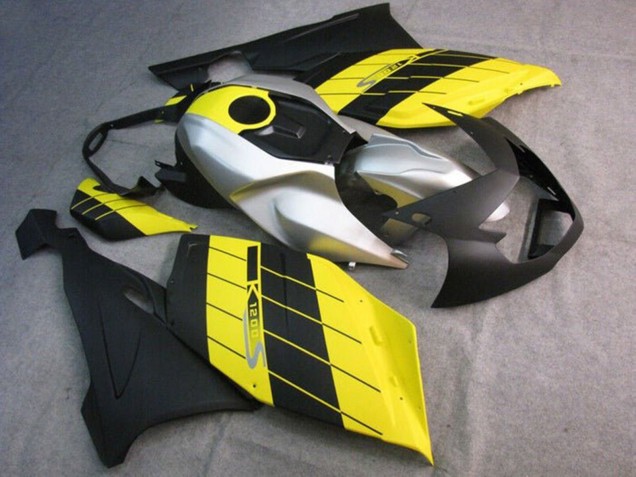 2005-2010 BMW K1200S Motorcycle Fairings - Silver Yellow Black