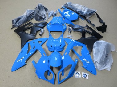 2009-2014 BMW S1000RR Bike Fairings - Blue Matte Black