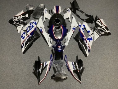 2015-2016 BMW S1000RR Motorcycle Fairings - White Blue Black Tyco