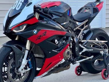 2019-2022 BMW S1000RR Motorcycle Fairings - Red Black White