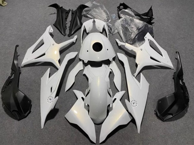 2019-2022 BMW S1000RR Motorcycle Fairings - Pearl White