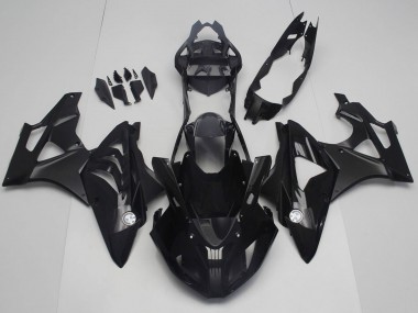 2019-2022 BMW S1000RR Motorcycle Fairings - Black Matte Black
