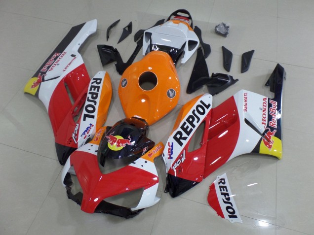 2004-2005 Honda CBR1000RR Motorcycle Fairings - Orange White Red Glossy Black Repsol Red Bull HRC