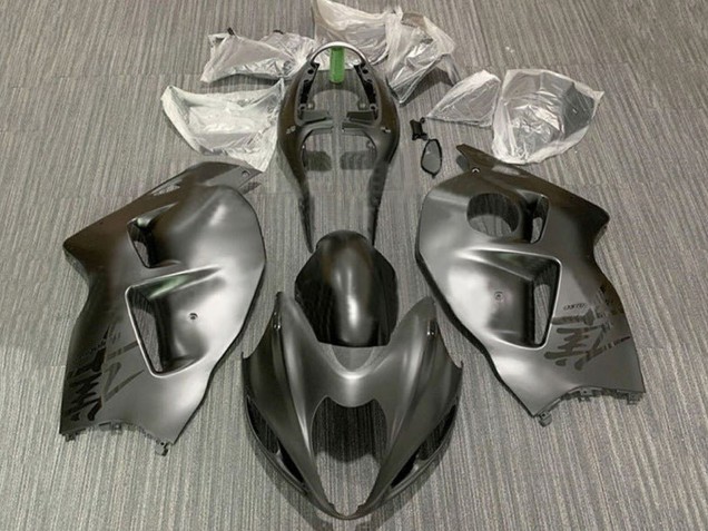 1996-2007 Suzuki GSXR 1300 Hayabusa Motorcycle Fairings - Matte Grey Black