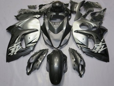 2008-2020 Silver Grey Suzuki GSXR 1300 Hayabusa Motorcycle Fairings