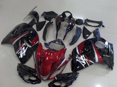 2008-2020 Dark Red Black Silver Suzuki GSXR 1300 Hayabusa Motorcycle Fairings