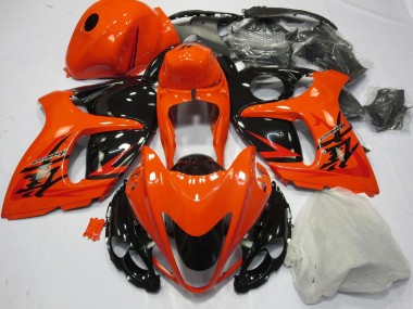 2008-2020 Orange Black Suzuki GSXR 1300 Hayabusa Motorcycle Fairings