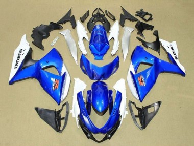 2009-2016 Suzuki GSXR 1000 Motorcycle Fairings - White Blue Red