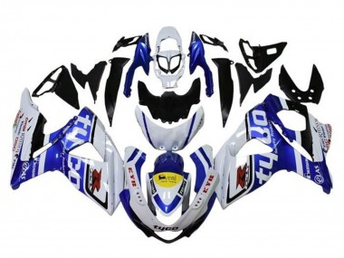 2009-2016 Suzuki GSXR 1000 Motorcycle Fairings - White Blue Yellow Black Tyco