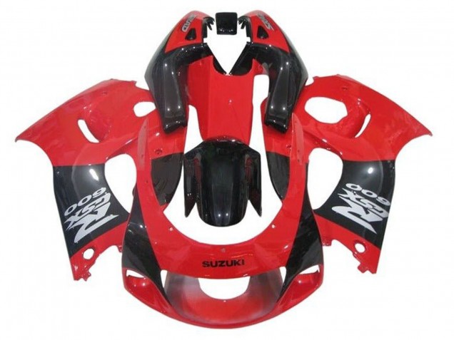1996-2000 Suzuki GSXR 600 / GSXR 750 Motorcycle Fairings - Red Black Grey