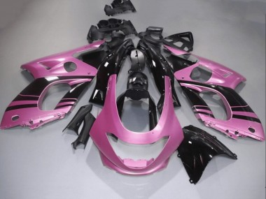1996-2007 Yamaha YZF600R Thundercat Motorcycle Fairings - Pink Glossy Black