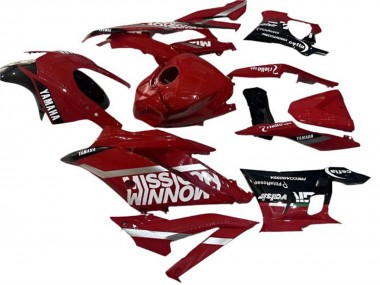 2022-2024 Yamaha YZF R3/R25 Motorcycle Fairings - Red Black Valsir