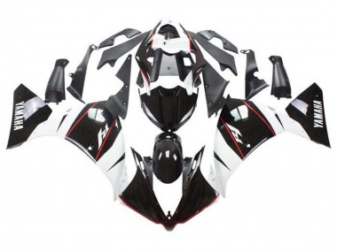 2009-2011 Yamaha YZF 1000 R1 Motorcycle Fairings - White Black Red Stripe