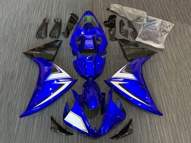 2009-2011 Yamaha YZF 1000 R1 Motorcycle Fairings - Blue White Black
