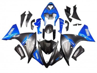 2009-2011 Yamaha YZF 1000 R1 Motorcycle Fairings - Blue Grey Black